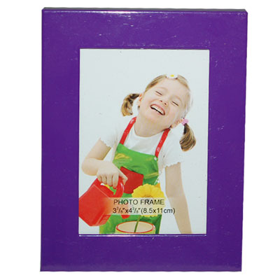"Magnetic Photo Frame - Purple color - Click here to View more details about this Product
